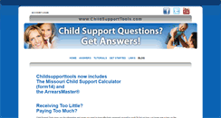 Desktop Screenshot of childsupportonline.net